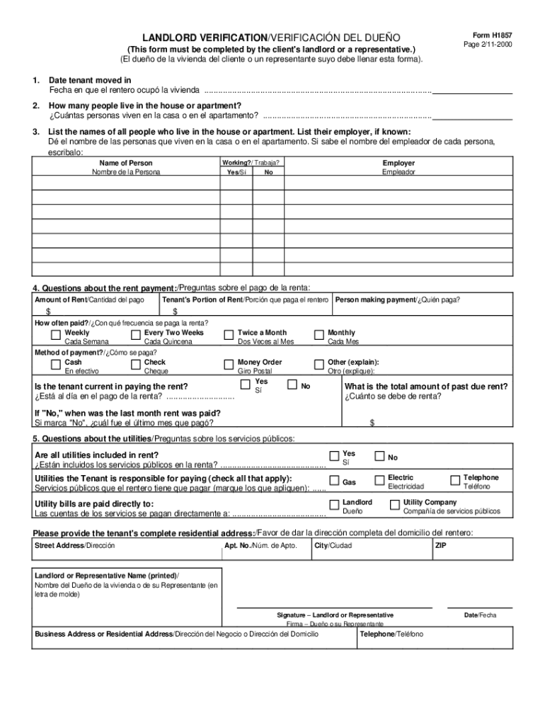 H1857 Form 2000-2025